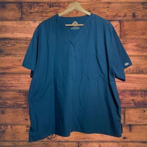 5 for $25🔥Sanibel Works Navy V-Neck Short Sleeve Scrub Top XL